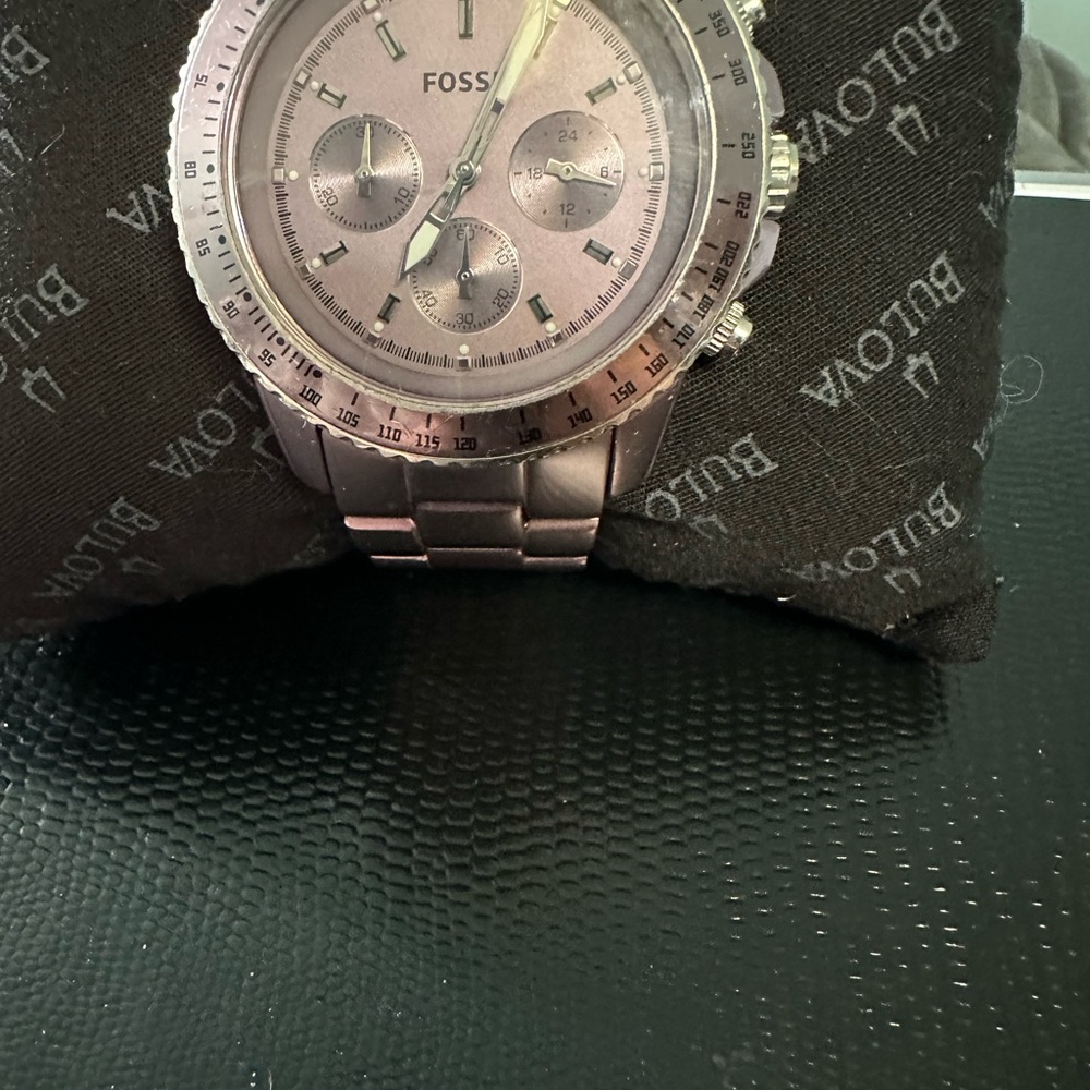 Fossil Tachymeter Purple Watch - Picture 4 of 11